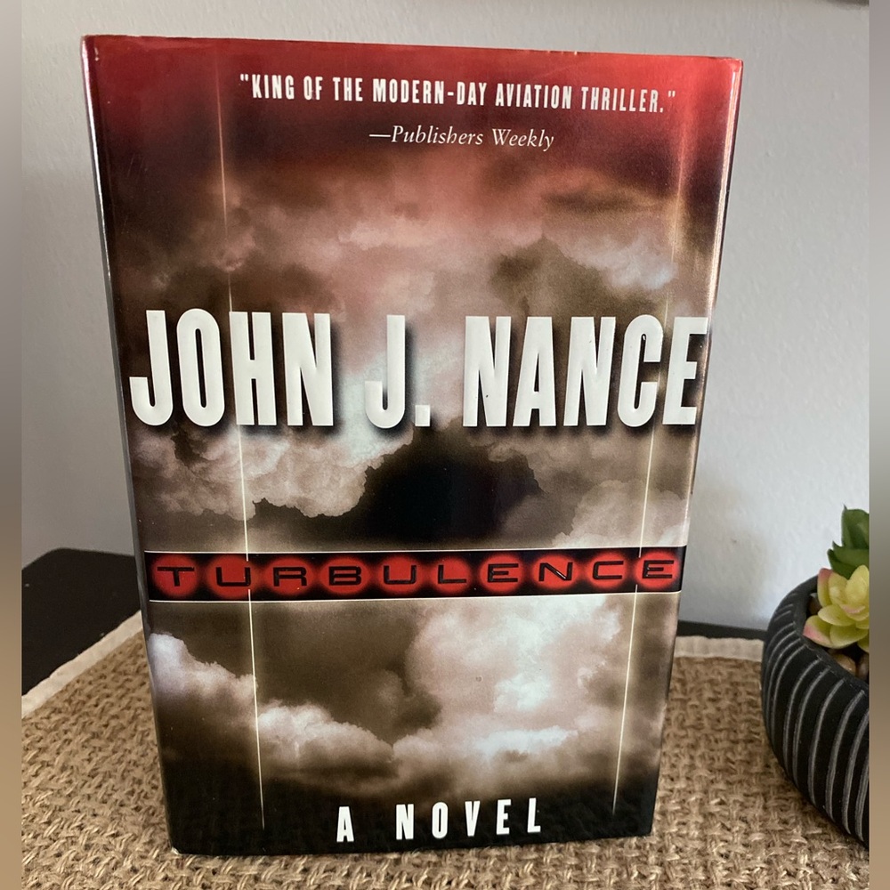TURBULENCE BY JOHN J NANCE HARDCOVER BOOK